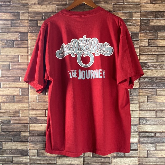 The Oak Ridge Boys The Journey Shirt 2004 Country Gospel Music Band Red  XL - Picture 3 of 11